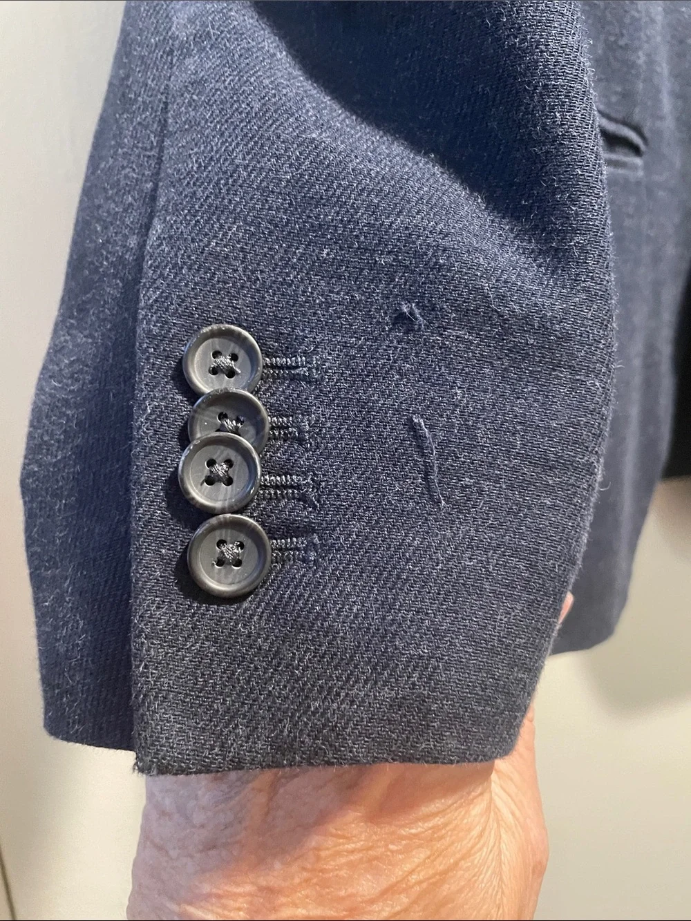 Banana Republic Tailored Slim Fit Dark Navy Two-Button Sport Coat Vietnam